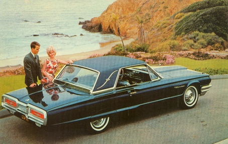  at the similarly shaped decoration on the 1964 Ford Thunderbird Landau