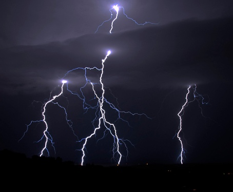 Why do you hear thunder one or more seconds after you see the lightning?